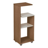 Mesa De Apoio Telefone Artely Com 4 Prateleiras Decoração Cor Cinamomo Off White