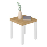 Mesa De Apoio Up Artely Cor Carvalho off White