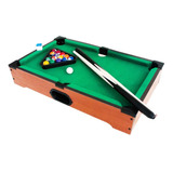 Mesa De Bilhar Mini Jogo Snooker Sinuca Brinquedo Completo