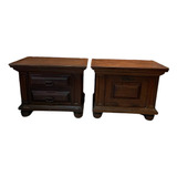 Mesa De Cabeceira Antigo Madeira Maciça Raro 60 Anos