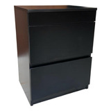 Mesa De Cabeceira Com Compartimento Secreto Em Mdf Preto