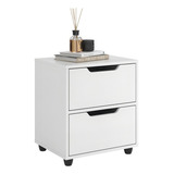 Mesa De Cabeceira criado Classic Prime Pés Anti umidade Cor Branco