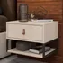 Mesa De Cabeceira Suspensa West Off White