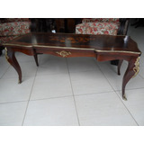 Mesa De Centro Antiga Marchetada 