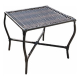 Mesa De Centro De Junco P Área Externa Jardim etc Cor Marrom escuro