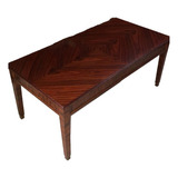 Mesa De Centro Em Marchetaria Simples