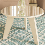 Mesa De Centro Espanha Off White Artely Cor Branco