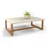 Mesa De Centro Para Sala Sofa Apoio Canto Retangular Moderna