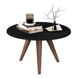 Mesa De Centro Retrô Lívia Preto