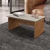 Mesa De Centro Sala De Estar Lilibeth Cor Off White Naturale