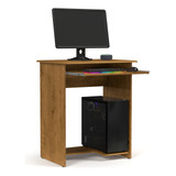 Mesa De Computador Com Suporte Para Teclado E Cpu Cor