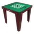 Mesa De Dominó Damas Xadrez Klopf Cód  1078 Cor Do Tecido Verde
