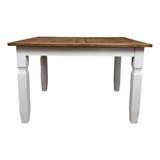 Mesa De Jantar 120 X 90 Madeira Maciça 4 Lugares Maderce