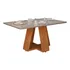 Mesa De Jantar 120x80 Tampo Em Mdf Com Vidro Para Sala E Cozinha Idea Para 4 Cadeiras
