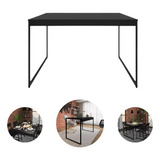 Mesa De Jantar 120x90 Madeira 6 Lugares Retangular