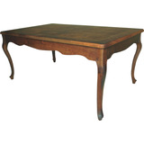 Mesa De Jantar Clássica Com Marchetaria 220x110x079cm