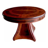 Mesa De Jantar Extensivel Em Madeira Com Marchetaria