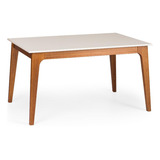 Mesa De Jantar Madeira Maciça E Mdf 160 Cm Happy Artemobili