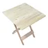Mesa De Madeira Dobrável 70x70 Cru