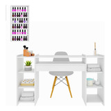 Mesa De Manicure Kit 1 40 Cm Esmalteria Simples Oferta Mdf