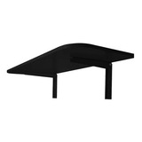 Mesa De Parede Dobravel 90x41 Cozinha Café Jantar Preta