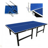 Mesa De Ping Pong Klopf 1014 Olimpic Mdp Cor Azul kit Rede