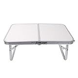 Mesa De Piquenique Dobrável De Alumínio Mesa De Acampamento Liga De Alumínio Acessível Leve E Compacta Pequena Mesa De Piquenique Para Churrasco Estrutura Tubular Carga Máxima De Rolamento 40Kg