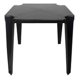 Mesa De Plástico Quadrada Monobloco Reunião Bar Barato