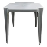 Mesa De Plástico Quadrada Monobloco Reunião Bar Pub Premium