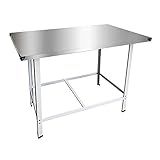MESA DE SERVIÇOS 70X55 CM TOTAL INOX