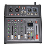 Mesa De Som 4 Canais E Interface Arcano Minia 4n