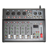 Mesa De Som 6 Canais E Interface Arcano Minia 6n