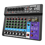 Mesa De Som A8 Áudio Usb Smart Conjunto Interface Externa 110v 220v