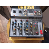 Mesa De Som Arcano Minia 4 110v 220v leia Descrição