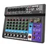 Mesa De Som Audio 8 Canais Bluetooth Profissional Digital