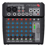 Mesa De Som Automotivo Stetsom Stereo Mixer 12 Volts Stm1206