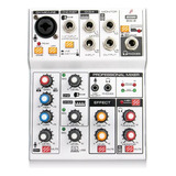 Mesa De Som Mini m Arcano 4 Canais Usb E Bluetooth