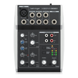 Mesa De Som Mixer Behringer Interface Com 5 Canais + Nfe