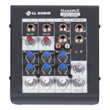 Mesa De Som Mixer Nanomix Ll Audio Na402 4 Canais C pc Sound