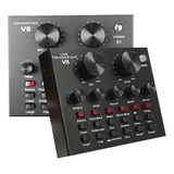 Mesa De Som V8 Áudio Usb Smart Conjunto Interface Externa 100 240v Soundpro