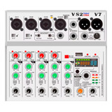 Mesa De Som Vs2g7 Com Interface De Áudio Mixer Profissional 110 220