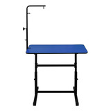 Mesa De Tosa Com Regulagem Com Girafa Pet Shop Azul