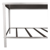 Mesa De Tosa Petshop Banho E Tosa Não Regulável Inox