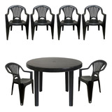 Mesa Desmontavel Plastica Redonda