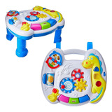 Mesa Didática Infantil Luz Som Com Atividades Bebê Mesinha