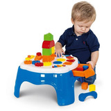 Mesa Didática Infantil Mesinha Educativa Ref 1950 Azul