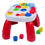 Mesa Didática Infantil Play Time Para Bebê Mesinha Educativa