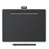 Mesa Digitalizadora Wacom Média Bluetooth Verde Intuos - CTL6100WLE0- Preto