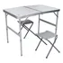 Mesa Dobrável Com Maleta Em Aluminio 2 Banquetas Kala