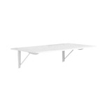 Mesa Dobrável De Parede Para Cozinha 60x45cm Mdf Branco